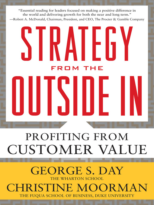 Cover image for Strategy from the Outside In